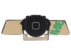 Pulsante Home assemblato per iPad 3 e 4 Nero