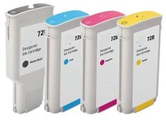 130ml Yellow compa Hp Designjet T730 ,T830 728Y
