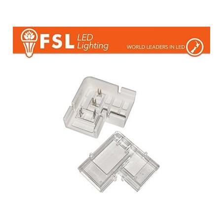 Connettore angolare 90Â° per strisce LED 220V