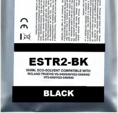 Black Pigment Eco-Solvent Ink Bag Compa Roland TrueVIS SG2,VG2,VF2,SG3,VG3500ML