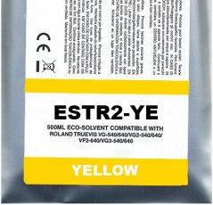 Yellow Eco-Solvent Ink Bag Compa Roland TrueVIS SG2,VG2,VF2,SG3,VG3500ML