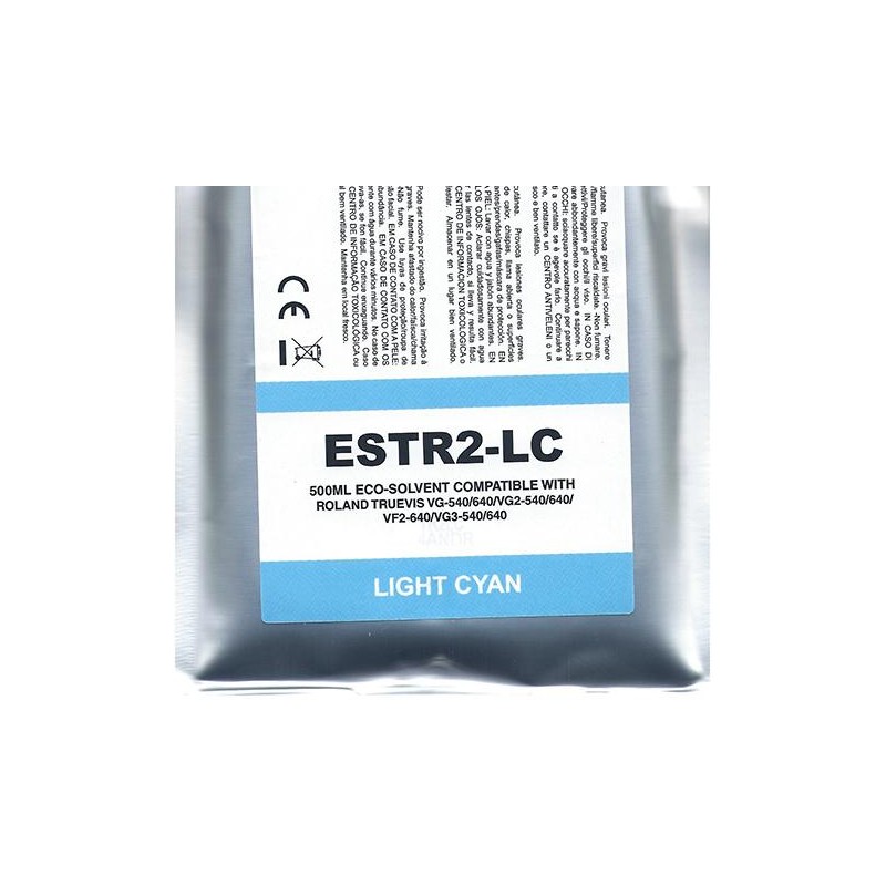 Ciano Light Eco-Solvent Ink Bag Compa Roland TrueVIS SG2,VG2,VF2,SG3,VG3500ML Ciano Light Eco-Solvent Ink Bag Compa Roland TrueVIS SG2,VG2,VF2,SG3,VG3500ML