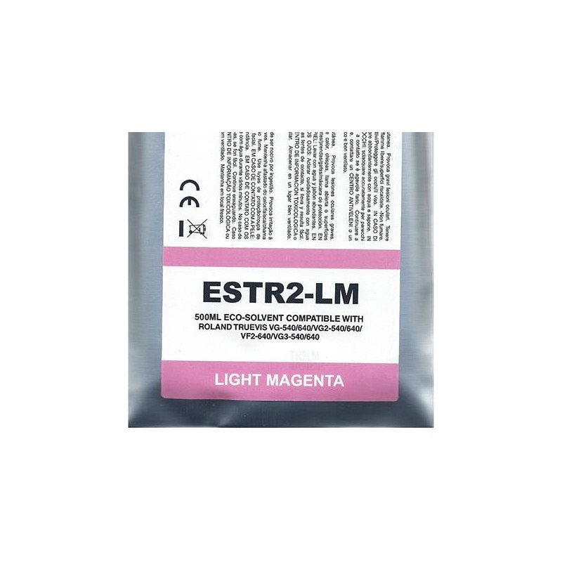 Magente Light Eco-Solvent Bag Compa Roland TrueVIS SG2,VG2,VF2,SG3,VG3500ML Magente Light Eco-Solvent Bag Compa Roland TrueVIS SG2,VG2,VF2,SG3,VG3500ML
