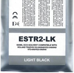 Black Light Eco-Solvent Ink Bag Compa Roland TrueVIS SG2,VG2,VF2,SG3,VG3500ML
