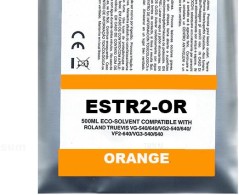 Orange Eco-Solvent Ink Bag Compa Roland TrueVIS SG2,VG2,VF2,SG3,VG3500ML
