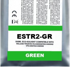 Green Pigment Eco-Solvent Ink Bag Compa Roland TrueVIS SG2,VG2,VF2,SG3,VG3500ML