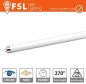T5 LED Tubo Vetro - 12W 1000LM 4000K G5 PF0.5 Size:870x21mm